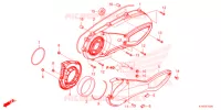 COPERTURA CASSA MANOVELLA  per Honda SH 350 SPORTY 2022