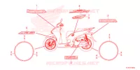 MARCHIO/STRISCIA  per Honda SH 350 SPORTY 2022