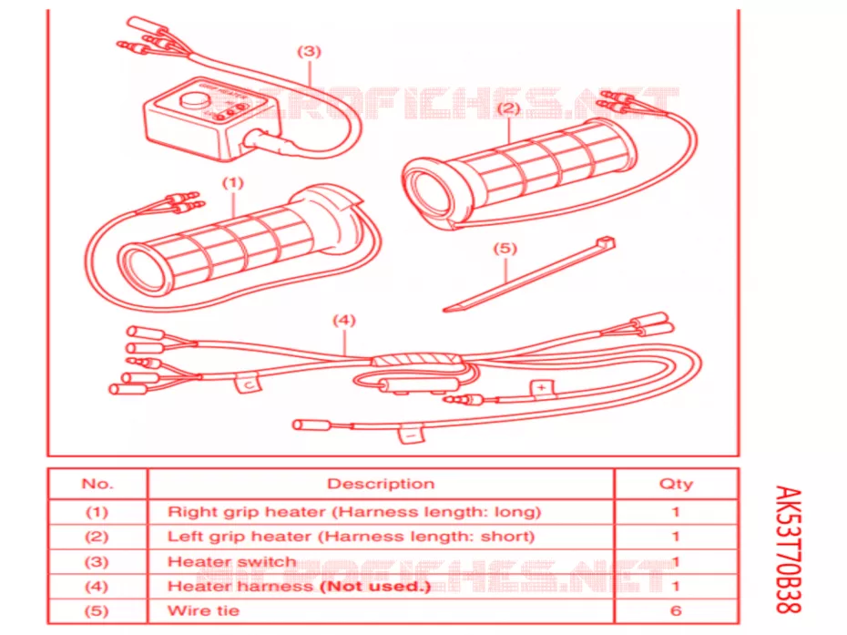 KIT MANOPOLE RISCALDATE Honda SCOOTER 350 SH 2022  SH350ASM