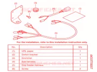     KIT,GRIP HEATER ATT per Honda SH 350 SPORTY ED 2022