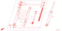 FORCELLA ANTERIORE  per Honda SH 350 SPORTY ED 2022