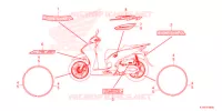 MARCHIO/STRISCIA  per Honda SH 350 SPORTY ED 2022