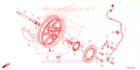 RUOTA ANTERIORE  per Honda SH 350 SPORTY ED 2022