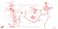 SERBATOIO COMBUSTIBILE  per Honda SH 350 SPORTY ED 2022