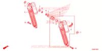 CUSCINO POSTERIORE   per Honda ADV 150 ABS 2021
