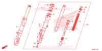 FORCELLA ANTERIORE  per Honda ADV 150 ABS 2021
