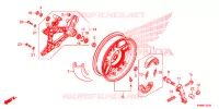 RUOTA POSTERIORE/BRACCIO OSCILLANTE  per Honda ADV 150 ABS 2021