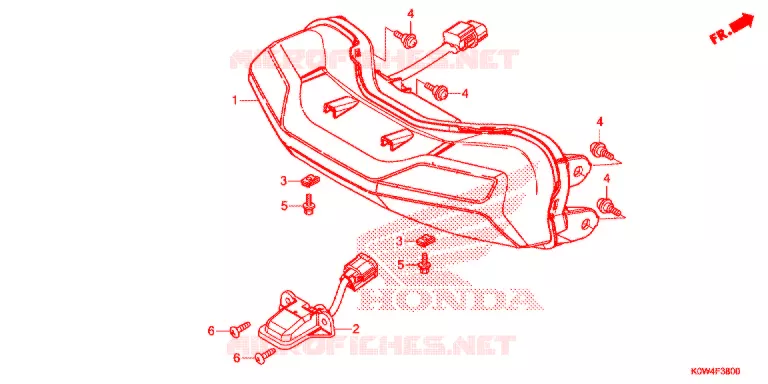 LUCE CODA  Honda SCOOTER 150 ADV 2021  ADV150AM_A