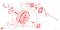 RUOTA POSTERIORE  per Honda GROM 125 2022