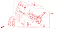 CALIBRO FRENO ANTERIORE  (ABS) per Honda PCX 160 ABS 2021