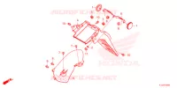 PARAFANGO POSTERIORE  per Honda PCX 160 ABS 2021