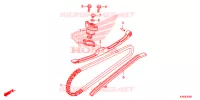 CATENA CAMMA/TENSIONE   per Honda PCX 150 2016