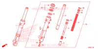 FORCELLA ANTERIORE  per Honda PCX 150 2016
