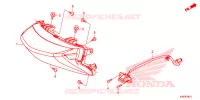 PARAFANGO POSTERIORE per Honda PCX 150 2016