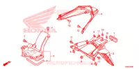 PARAFANGO POSTERIORE  per Honda PCX 150 2016
