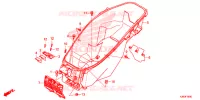 SCATOLA BAGAGLI  per Honda PCX 150 2016