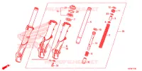 FORCELLA ANTERIORE  per Honda PCX 150 2020