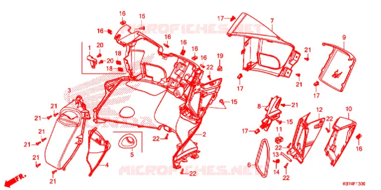 PARAGAMBE Honda SCOOTER 150 PCX 2020  WW150L