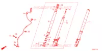 FORCELLA ANTERIORE  per Honda MSX 125 2021