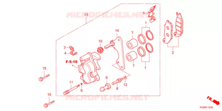 CALIBRO FRENO ANTERIORE   Honda MOTO 125 GROM 2022  MSX125AM