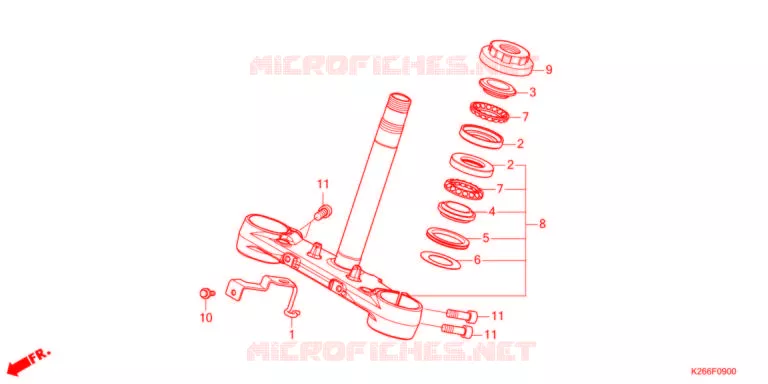 GAMBA STERZO   Honda MOTO 125 GROM 2022  MSX125AM