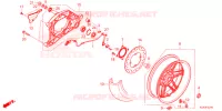 RUOTA POSTERIORE/BRACCIO OSCILLANTE  per Honda FORZA 250 2021