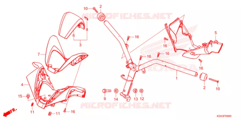 MANIGLIA STERZO/COPERTURA MANIGLIA  Honda SCOOTER 250 FORZA 2021  NSS250AM