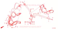 MANIGLIA STERZO/COPERTURA MANIGLIA  per Honda FORZA 250 2021