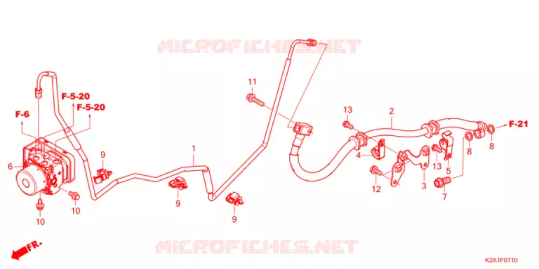 CONDOTTO FRENO POSTERIORE  Honda SCOOTER 250 FORZA 2021  NSS250AM