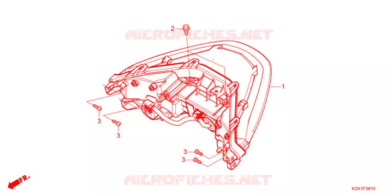 LUCE COMBINAZIONE POST.  Honda SCOOTER 250 FORZA 2021  NSS250AM