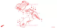 PARAFANGO POSTERIORE  per Honda PCX 125 HYBRID e:HEV 2022