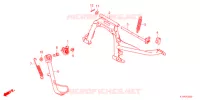 PIEDE D'APPOGGIO  per Honda PCX 125 HYBRID e:HEV 2022