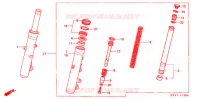 FORCELLA ANTERIORE  per Honda FORZA 250 Z SPECIAL 2005