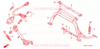 PIEDE D'APPOGGIO  per Honda FORZA 250 Z SPECIAL 2005