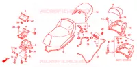 SEDILE/SPOILER POSTERIORE  per Honda FORZA 250 Z SPECIAL 2005