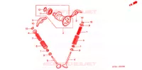 ALBERO A CAMME/VALVOLA   per Honda CN 250 HELIX 2001