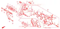 CALIBRO FRENO ANTERIORE   per Honda CN 250 HELIX 2001