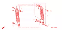 CUSCINO POSTERIORE   per Honda CN 250 HELIX 2001
