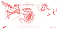 RUOTA POSTERIORE/BRACCIO OSCILLANTE  per Honda CN 250 HELIX 2001