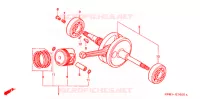 ALBERO A GOMITI/PISTONE   per Honda REFLEX 250 ABS 2002