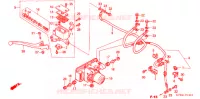 CILINDRO MAESTRO FRENO (ABS) per Honda REFLEX 250 ABS 2002