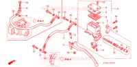 CILINDRO MAESTRO FRENO  per Honda REFLEX 250 ABS 2002