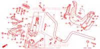 CONDOTTO MANIGLIA/COPERTURA MANIGLIA  per Honda REFLEX 250 ABS 2002