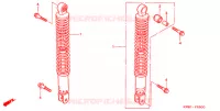CUSCINO POSTERIORE   per Honda REFLEX 250 ABS 2002