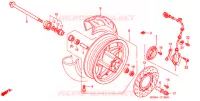 RUOTA ANTERIORE  per Honda REFLEX 250 ABS 2002