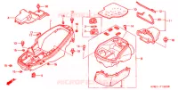 SCATOLA BAGAGLI  per Honda REFLEX 250 ABS 2002