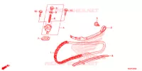 CATENA CAMMA  per Honda FORZA 300 ABS TOP BOX TYPE 3E 2018