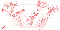 RIPARO MEDIO/RIPARO SOTTO  per Honda CBR 150 R ABS 2021