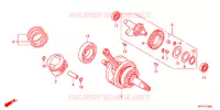 ALBERO A GOMITI/PISTONE   per Honda CBR 150 R 2013
