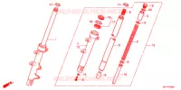 FORCELLA ANTERIORE  per Honda CBR 150 R 2013